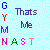 A 3x2 contact sheet of five animated frames showing a pixelated text-based icon with changing colors and lettering on a light blue background.