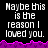 Pixelated text repeats across a black background with purple wave borders, showing slight variations in letter clarity between