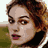A contact sheet of three 48x48 pixel frames from an animated icon featuring close-up portraits of three distinct women with varied hair colors and expressions against outdoor backgrounds.