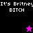 Pixelated text and star icons on four colored backgrounds with animated color changes.