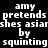Static pixel art displays repeated text in white on black background with visible blurring effects.