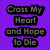 Four distinct pixelated heart-themed images arranged in a with text overlays on each quadrant