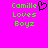 Bright pink background with green pixelated text reading 'Comille Loves Boyz' and a black heart symbol next to the name.