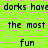 Static image with bright green background and pink checkered pattern, displaying repeated text in dark blue font.