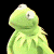 A 3x2 contact sheet of six animated frames showing Kermit the Frog in various poses and expressions against a black background.