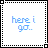 A contact sheet of 11 animated frames from a buddy icon showing sequential text changes in light blue pixelated font on white backgrounds with dotted borders, arranged in a 4x3 grid with one gray placeholder frame.