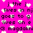 A static pixel art image with a bright pink background, white heart shapes scattered throughout, and black text repeating phrases like 'j the j', 'lives in nj', 'goes to g', 'lives on e', and 'magdalini' across multiple lines.