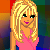 Pixelated blonde woman in pink top with changing facial expressions across six , text below reads "I'm whatz ur excuse ..." on purple background