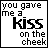 25 pixelated text-based icons displaying the phrase "you gave me a kiss on the cheek and held me in your arms but then I woke up" with color variations across frames