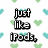 Pixelated heart-shaped collage of colorful icons with text reading 'just like iPods, hearts are played around the world' on a white background with green and blue pixel hearts.