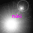 Four grayscale display a bright central light with a smaller circular light above or below, each labeled 'niki' in pink text