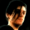 six shows a person with dark hair and ear piercings against black backgrounds, each displaying different text overlays