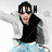 A person in a black shirt and light jacket with blue pants, wearing sunglasses, appears in four showing text changes from 'UH' to 'OH' then 'POWER'