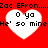 Red background with four white heart shapes containing text, two at top and two below. Each heart displays 'O ya' above 'He' so mine'.