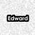 Five pixelated text-based icons on a grainy background, each with a black outline and white fill, displaying names and phrases.