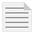 A static pixelated document icon with a folded corner, five horizontal gray bars on white background, and light gray border.