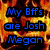 A static image with six distinct sections showing text and graphics including names, symbols, and a tornado background.