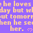 A static image with a purple background displaying repeated text in light orange and pink heart symbols.