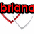 Red and white heart outlines with text elements 'briana', 'is', and 'life' in red, blue, and green respectively on a white background.