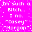 A static image with a bright pink background displaying repeated white pixelated text phrases and names in a -like arrangement