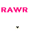 Pixelated tiger character with orange stripes and pink nose appears in multiple poses on white and pink backgrounds, accompanied by 'RAW' text above.