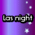 Purple gradient background with white stars, displaying text in black outlined white font across three