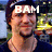 A person wearing a dark beanie and dark shirt appears in three with changing text overlays: 'BAM', 'MARGERAM', and 'C3'