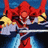 A pixelated anime-style character with red hair and yellow accents holding a sword, next to stylized text reading "Anime IM" on a black background.