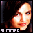 six pixelated images showing a person with dark hair and a smiling expression, each with 'SUMMER' text below