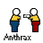 Animated contact sheet of a pixel art buddy icon showing two stick figures interacting, with text labels and frame-by-frame motion changes across 15 sampled frames.