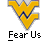 Two identical static frames of a yellow WV logo icon with text below, displayed on a gray background in a contact sheet layout.