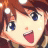 A pixelated anime-style character face with brown hair and blue eyes on the left, next to a black background with white text reading "Anime IM" above smaller cursive text "c0m" on the right.