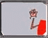 Animated sequence of a cartoon hand holding a flower above a red shape on a light gray background.