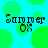 Pixelated text "Sammer" and "OX" over cyan background with green circles, repeated in a pattern