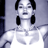 Static 48x48 pixel icon of a stylized human figure with dark hair in pigtails, wearing large black earrings and a white top against a light gray background.