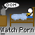 Pixelated animation of a stick figure in bed with blue blanket, gray nightstand, and speech bubble saying 'OOH', repeating text below.
