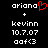 A black background displays two side-by-side text blocks with white pixelated text and a red heart symbol on the left block.