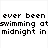 Pixelated text arranged in a with distinct color-coded sections on white background