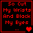 Four identical pixel-art display red text on black background with heart symbols changing across frames