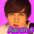 Pixelated collage of three celebrity headshots with overlaid text on colored backgrounds, including a pink background and purple text reading "Aaron + Johnson =" and "Hot."