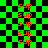 Green and black checkered background with repeated orange 'sup' text in a pattern