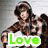 A four- shows a person in a brown patterned jacket with angel wings, displaying text changes