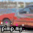 Animated sequence of a car changing colors with text overlays and sparkles.