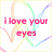 Six display text phrases over a heart-shaped line drawing with rainbow colors; each shows a different phrase in distinct colors