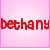 A pixelated buddy icon featuring a pink-themed character and red text on a light pink background, arranged in a contact sheet layout with two frames.