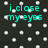 A static digital image with cyan text on a dark background featuring white dots, displaying lyrics about seeing someone in dreams.