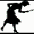 Silhouette of a girl in motion with arms raised, red text reading "Nancy Drew Games!" and two game cover images below.