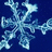 A static image with a blue background featuring a pixelated snowflake on the left and white text reading "Hang All The Mistletoe... I Wanna Get To Know You Better... This Christmas -Breezy <3".