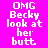 A 4-frame animated contact sheet showing the same pixelated text on alternating bright pink and magenta backgrounds with no visible character or object other than white blocky text.