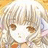 A 48x48 pixel buddy icon featuring a stylized anime character with light blonde hair and brown eyes on the left, paired with text reading "Anime IM" and "COM" on a black background to the right.